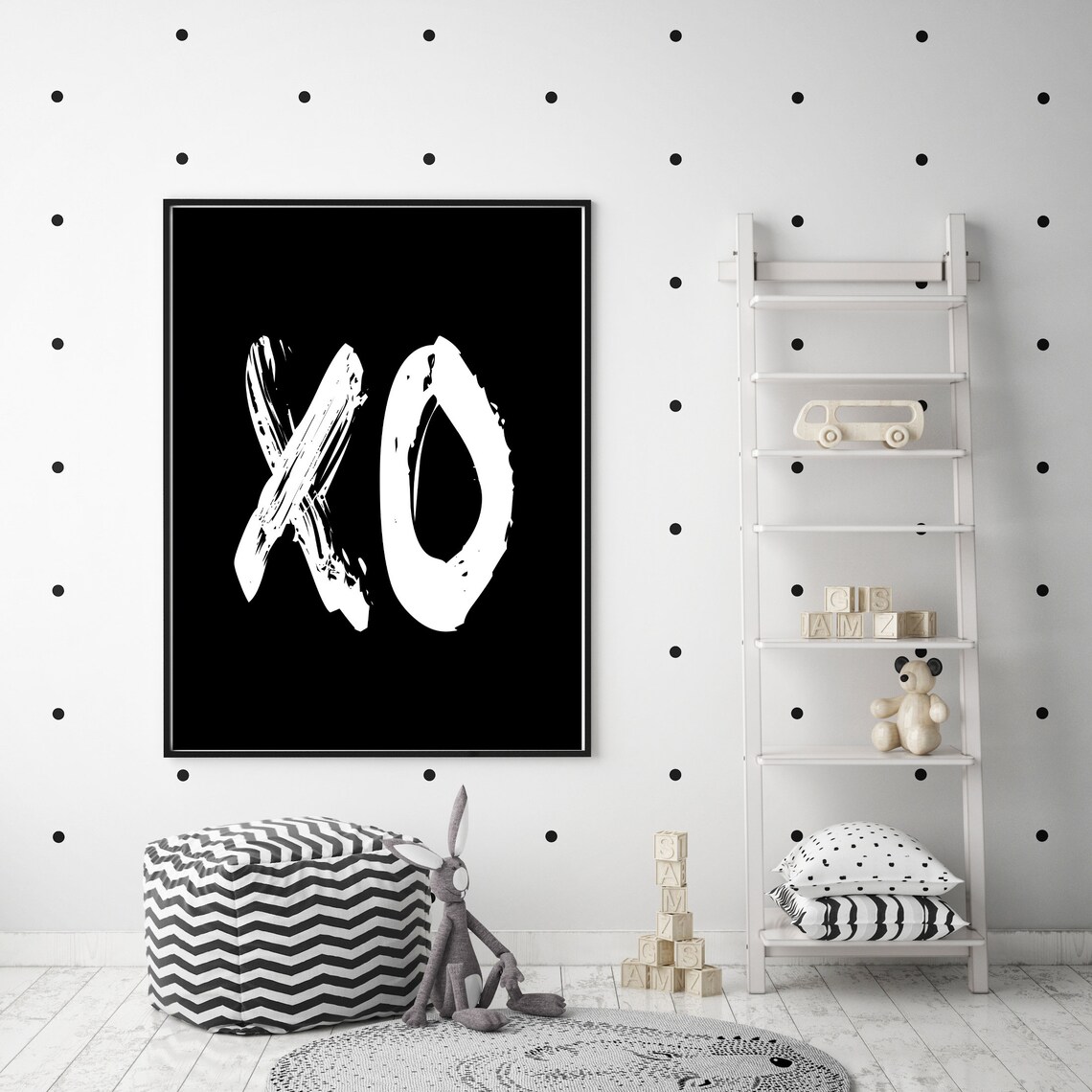 XO Print XO Poster XO Wall Art Printable Art Scandinavian Etsy