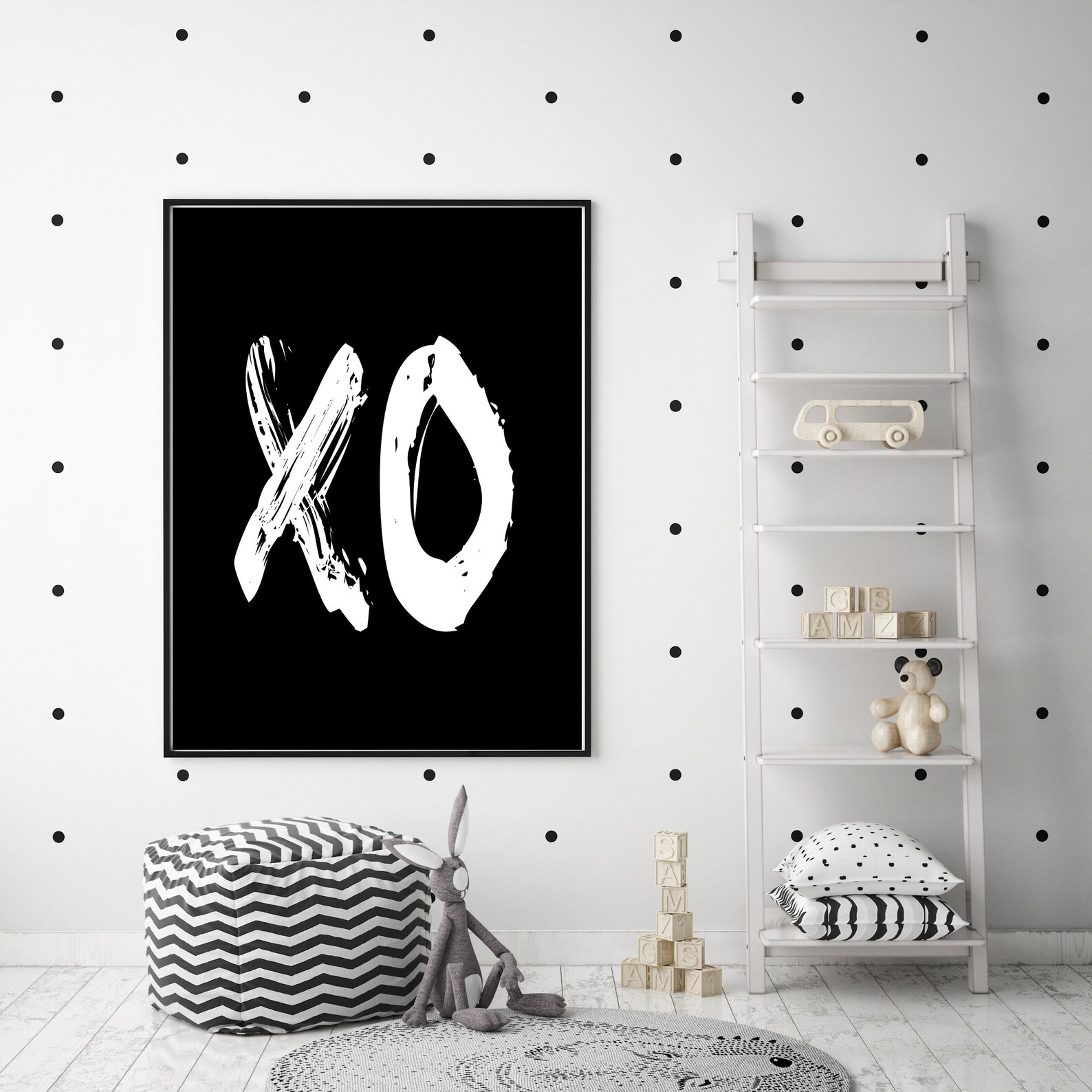 XO Print XO Poster XO Wall Art Printable Art Scandinavian Etsy