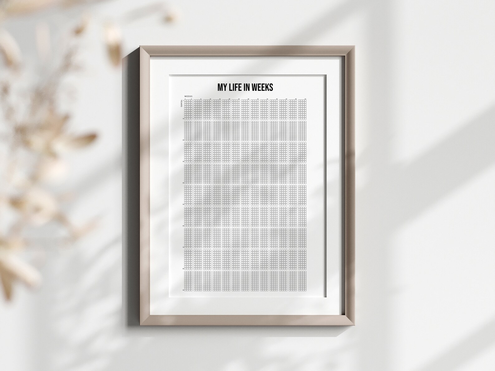 Memento Mori Calendar Poster Printable Wall Art Print Life in - Etsy