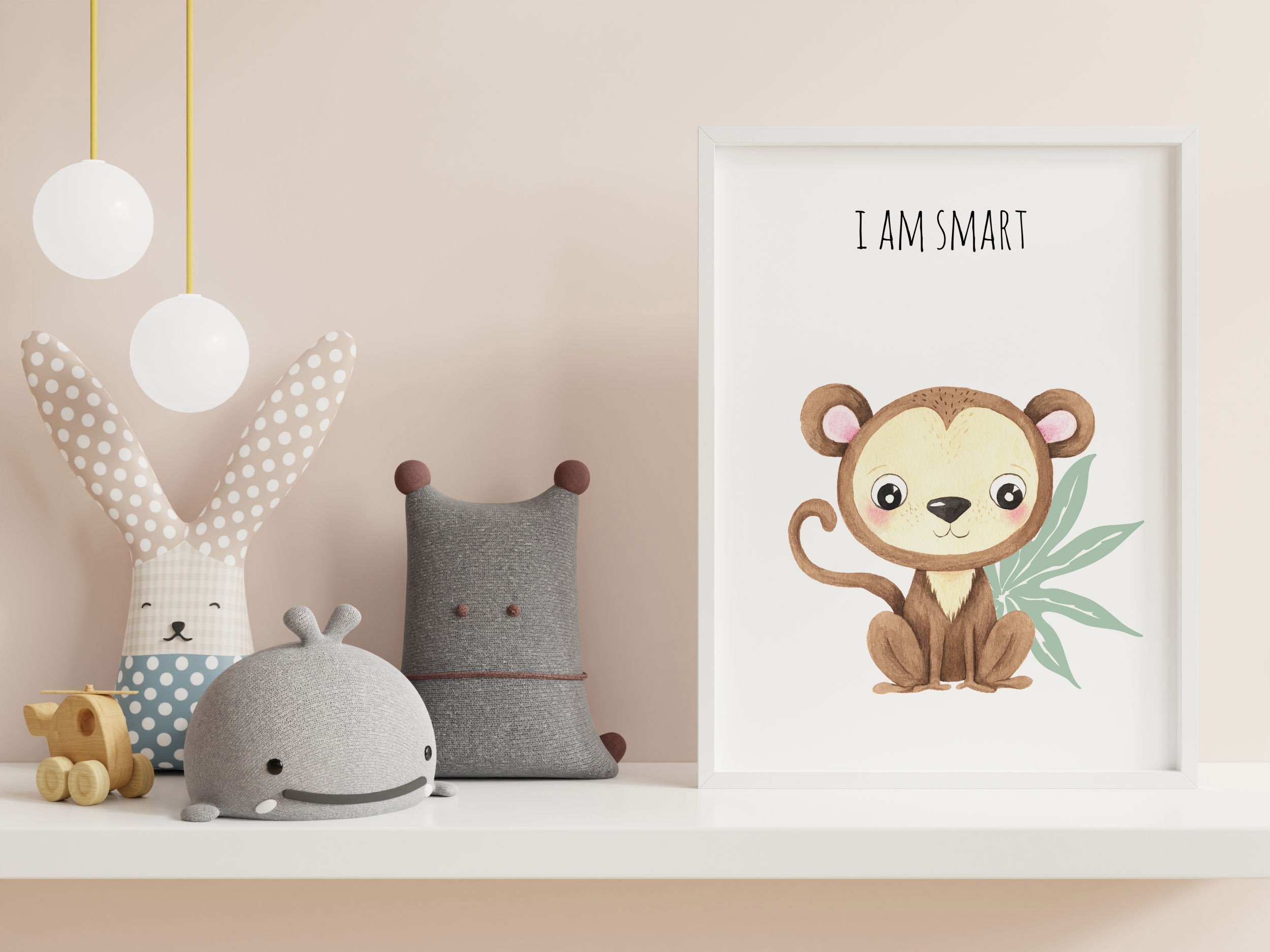 Printable Jungle Nursery Wall Art Baby Animals Nursery Etsy