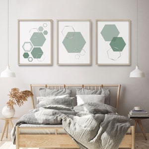 Sage Green Printable Wall Art, Sage Green Nursery Decor, Set of 3 ...