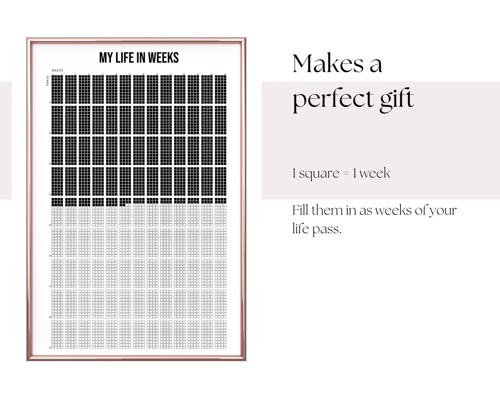 Memento Mori Calendar Poster Printable Wall Art Print Life in - Etsy