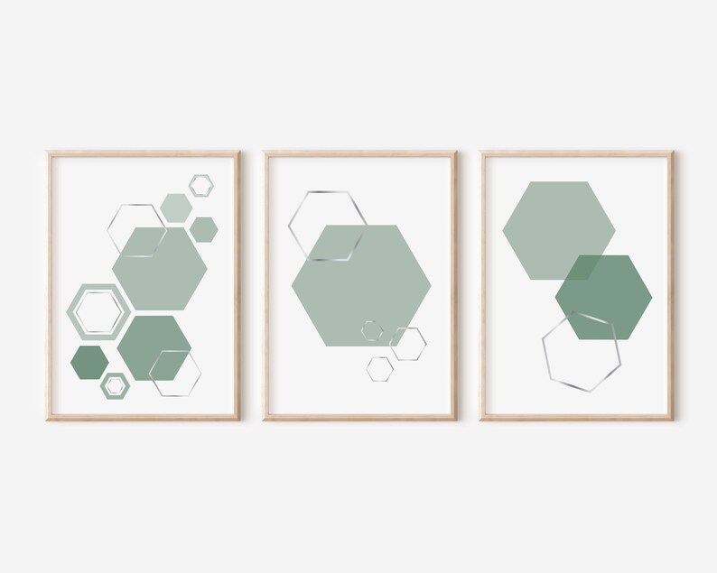 Sage Green Printable Wall Art Sage Green Nursery Decor Set Etsy