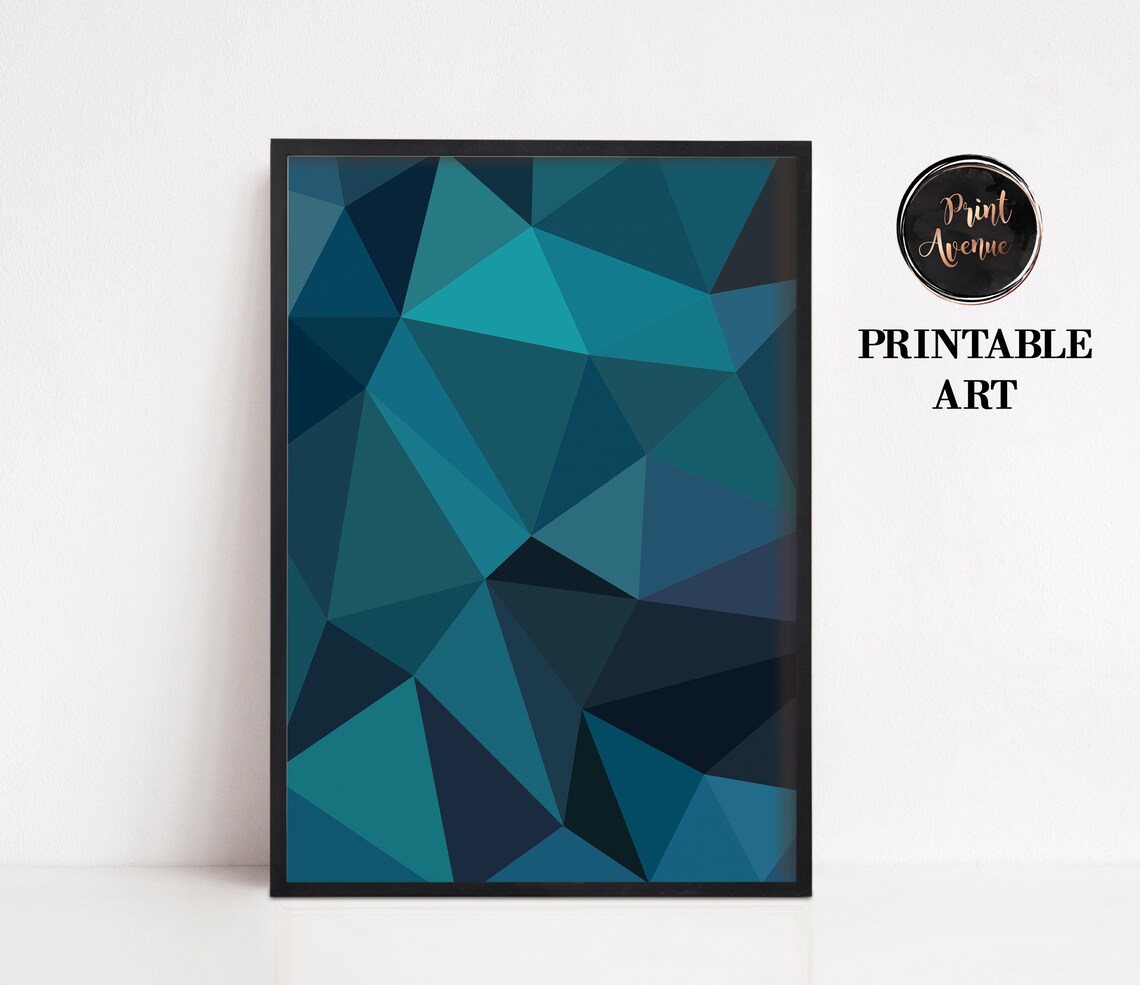 Dark Teal Wall Art Dark Teal Print Dark Teal Poster Dark Etsy