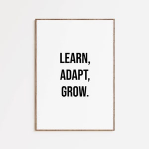 Printable Motivational Posters and Prints for Office Decor, Minimalist ...