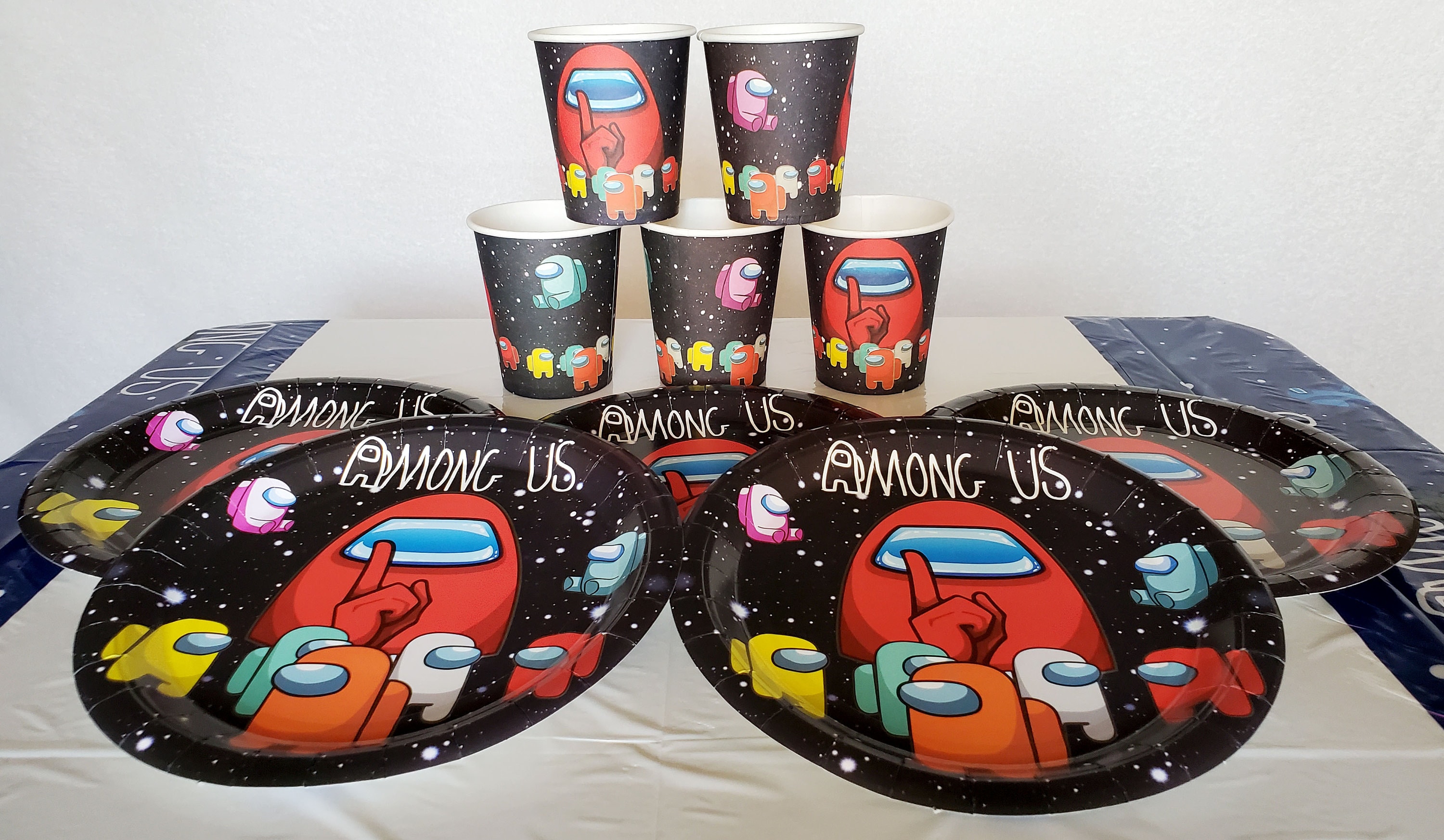 AMONG US Cups Plates More Options birthday theme favor Etsy