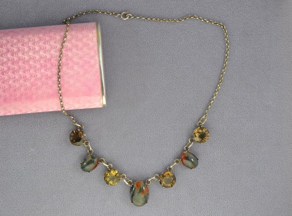 Antique Victorian Scottish Silver, Moss Agate, & C
