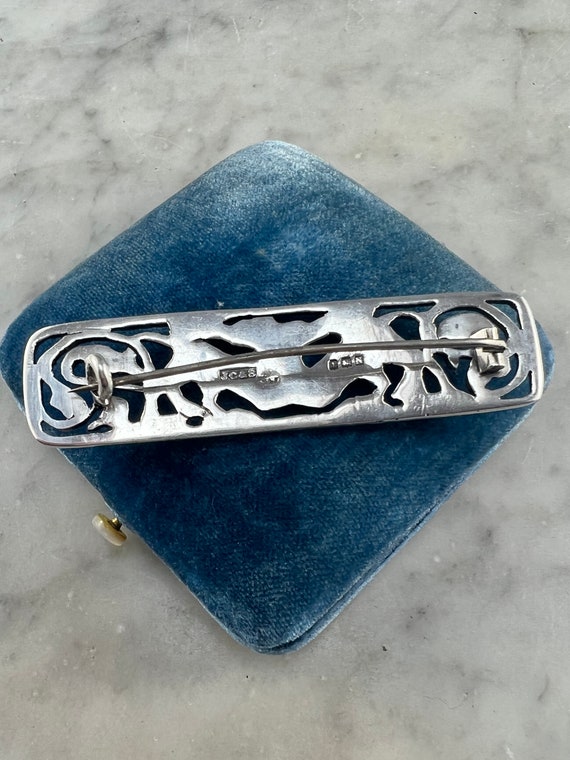 Art Deco English Sterling Silver 1930s Handmade C… - image 3