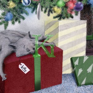 KG Cards Carte de voeux « Noël chaton »