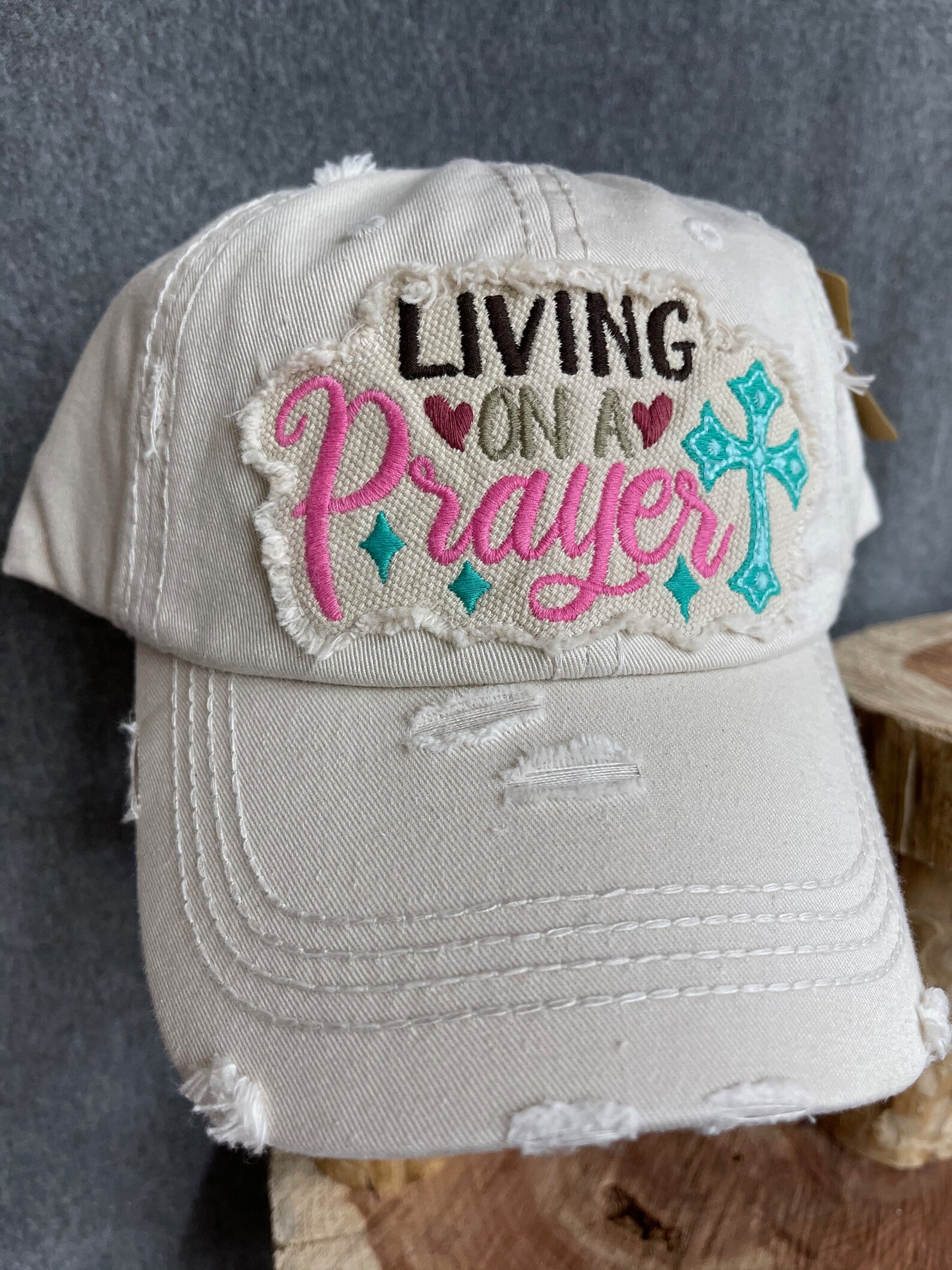 Living on a prayer Mom living on a prayer Hat Living on | Etsy