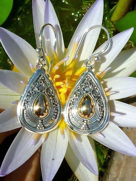 Two tone 2024 earrings gold silver