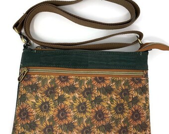 Sunflower Cork Bag