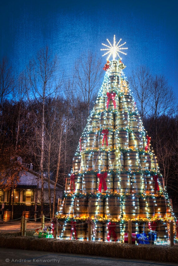 Jack Daniels Christmas Tree Lighting 2022 Jack Daniels Christmas Barrel Tree Lynchburg Tn | Etsy
