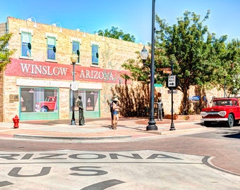 Standing on the Corner - Winslow AZ