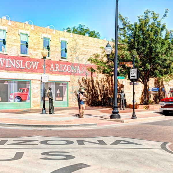 Standing on the Corner in Winslow Etsy