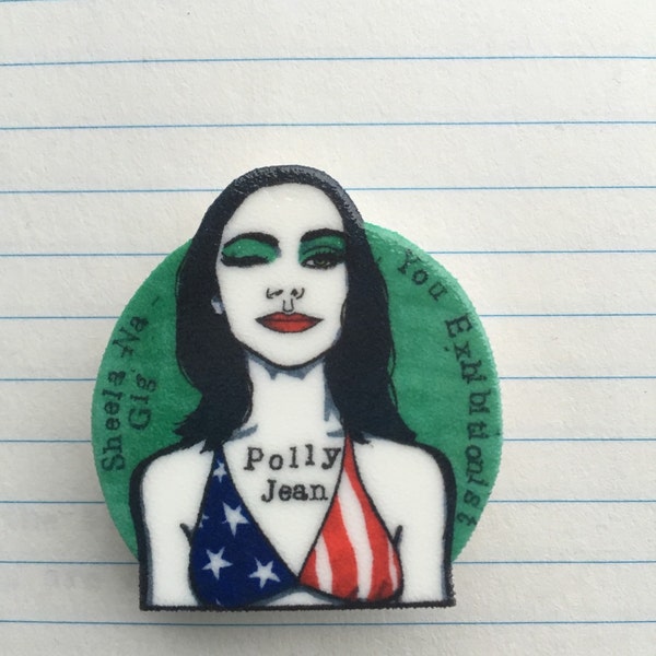 PJ Harvey badge