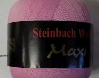1 ovillo grande de hilo para crochet y tejido Steinbach Wolle Maxi.