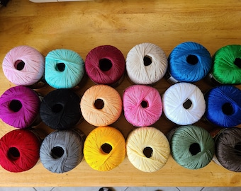 1 ovillo de hilo dandy Kamteks 100% algodón.