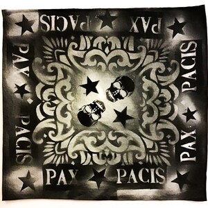 Pax Skull Designer Street Bandana