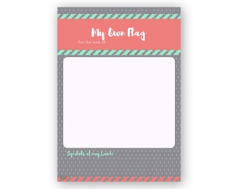 My Own Flag | Homeschool History, Social Studies Printable Curriculum | Citizenship
