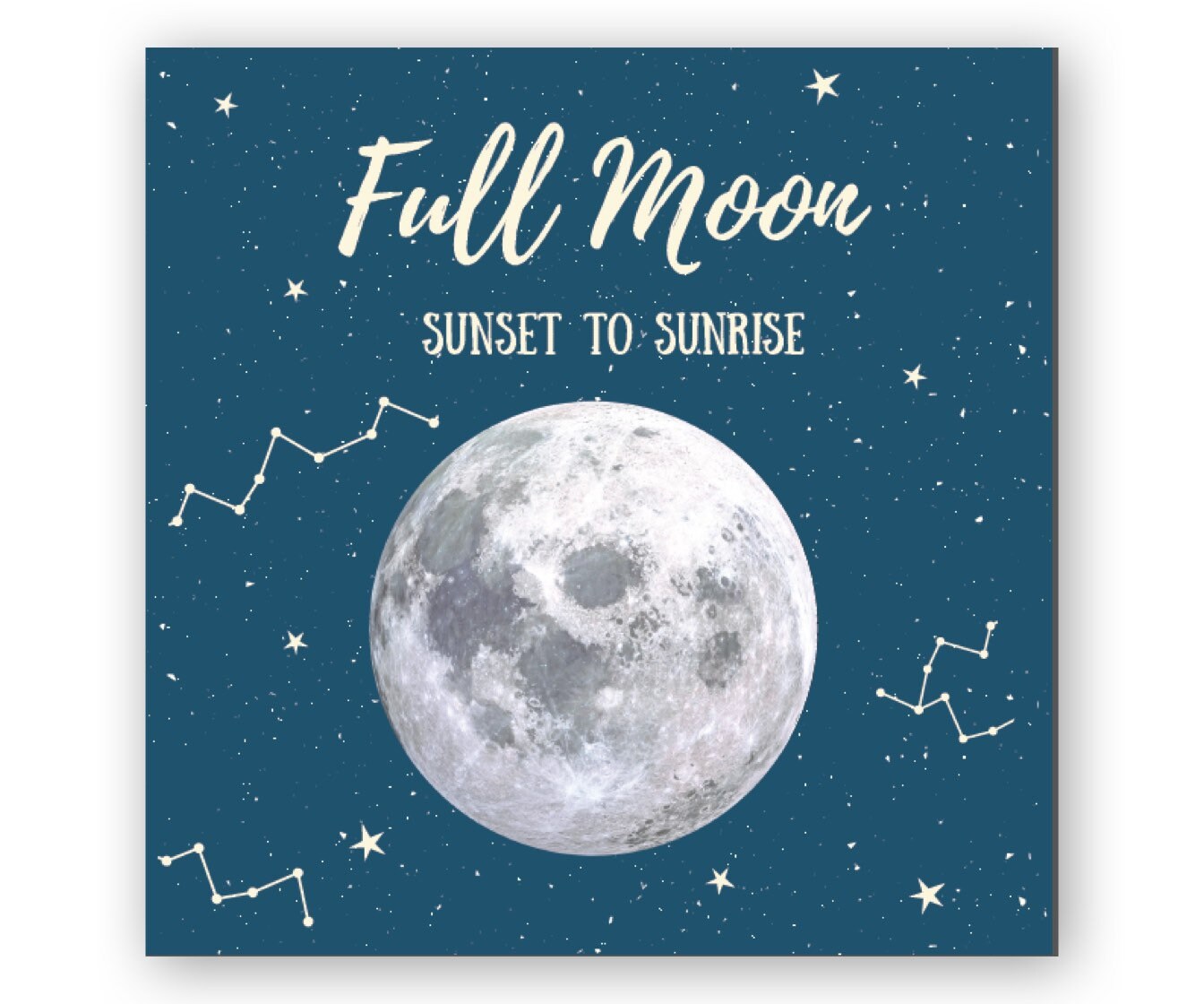 Moon Phase Cards Printable Moon Phase Cards Harvest Moon Etsy