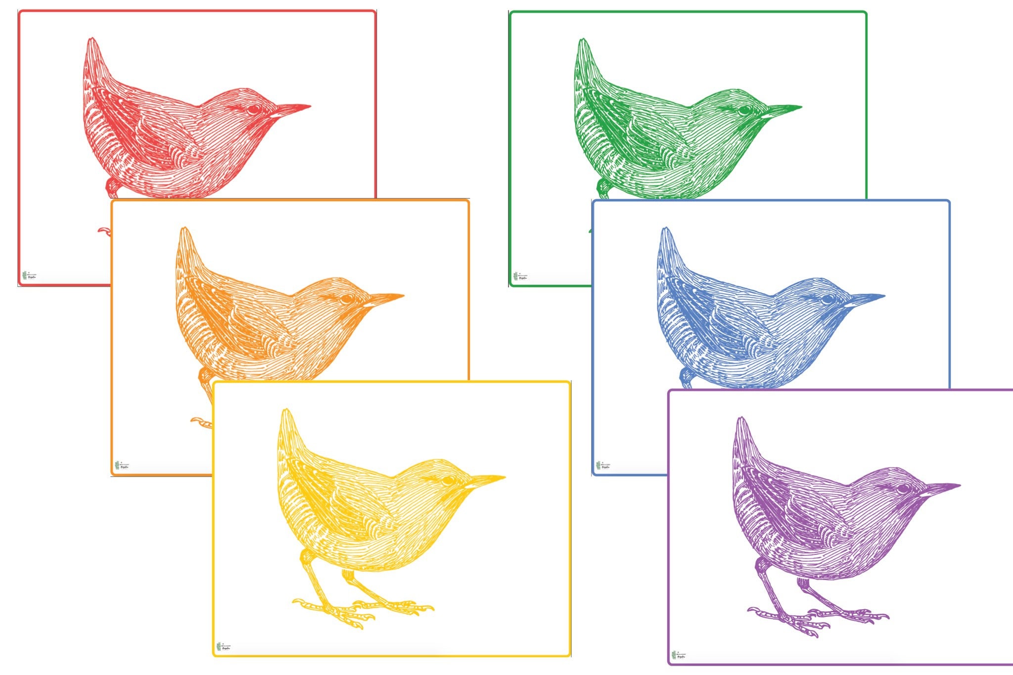 Montessori Style Nature Themed Color Cards With Matching | Printable ...