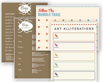 Bugs Unit Study | Insect Unit | Printable Homeschool Lesson Plans | Homeschool Science Curriculum | Entomology | Early Elementary