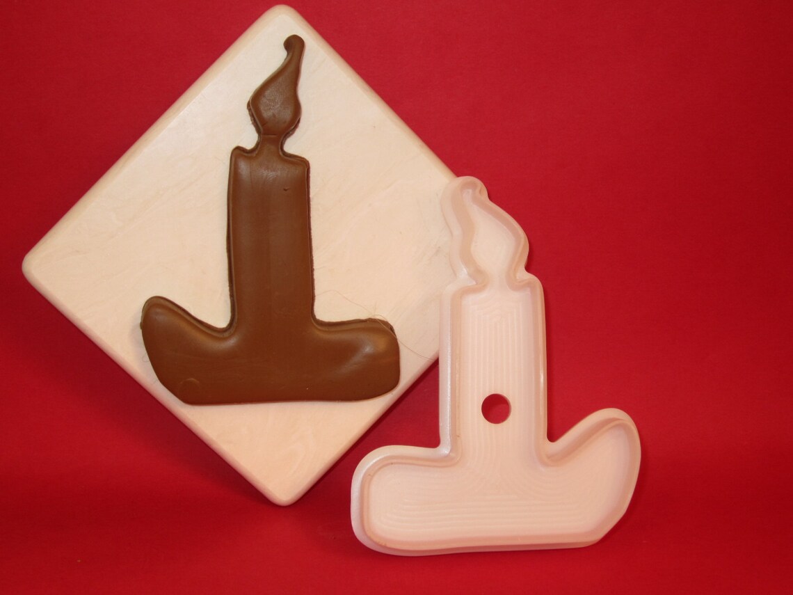 Candle Cookie Cutter burning Candle Etsy