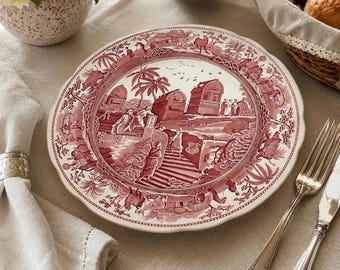Spode Archive Collection Black & White Luncheon Plate 9