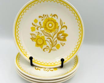 Ensemble de 4 assiettes à pain en pierre de fer Cavalier, Royal China vintage