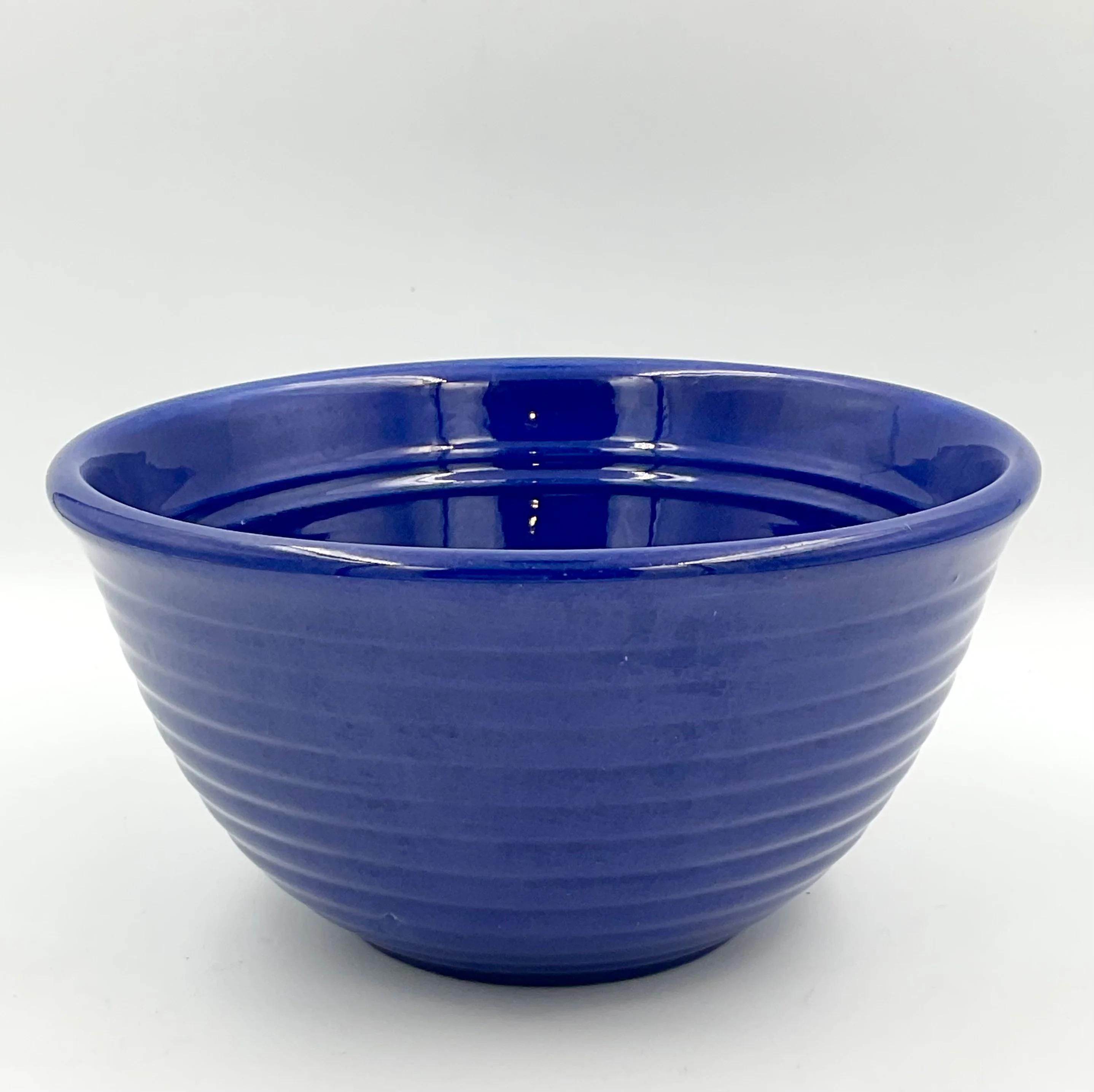 Bauer Blue Mixing Bowl - Etsy