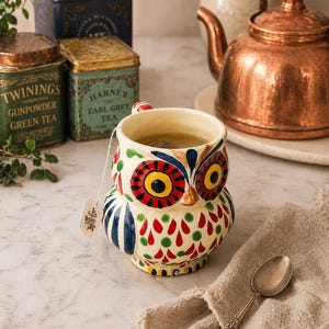 Tasse à café Gorky Gonzalez hibou d'Anthropologie image 1