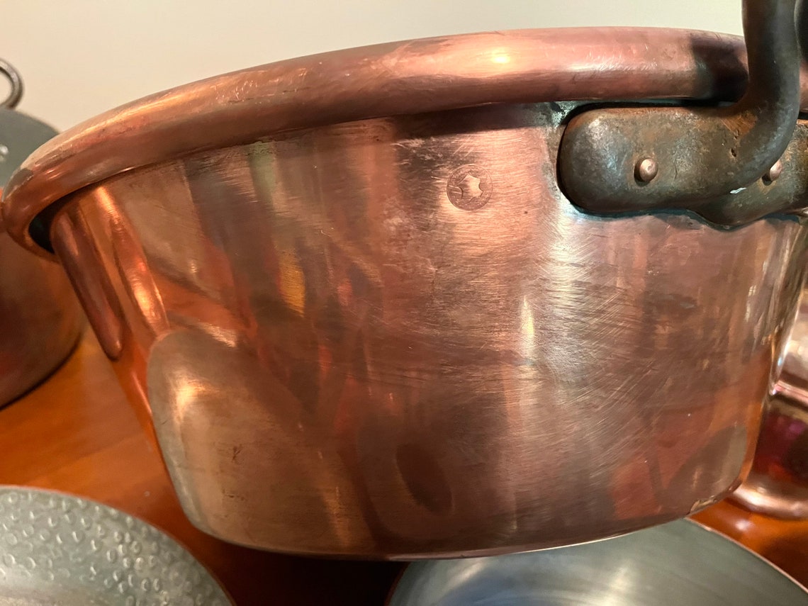 Professional Copper Windsor Pans Set Hammered Cookware Iron Etsy