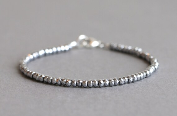 simple silver bracelet