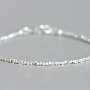 Silver Bracelet Dainty Silver Bracelet Karen Hill Tribe Silver Bracelet Silver Stacking Bracelet