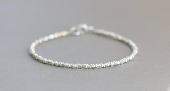 simple silver bracelet