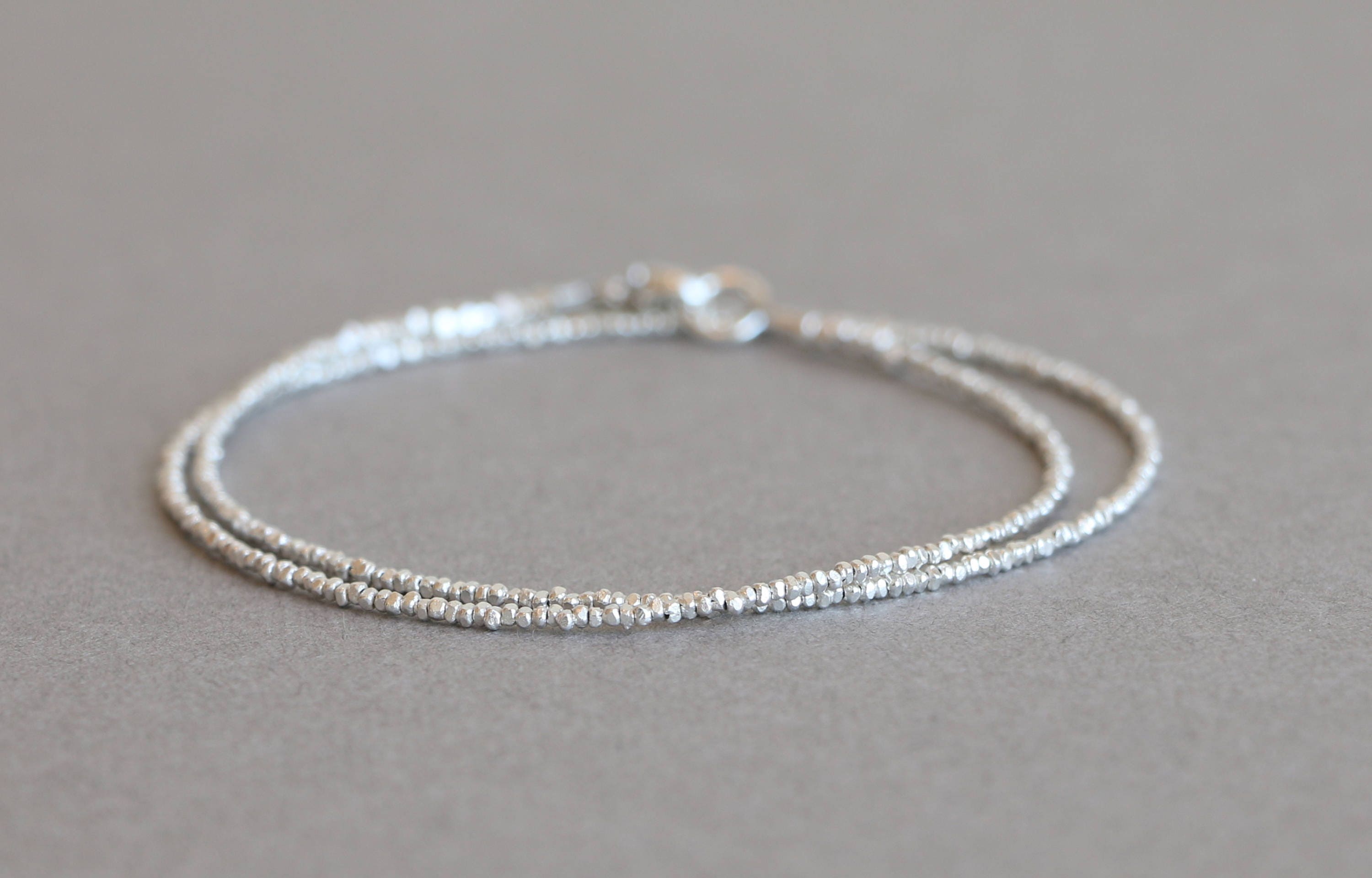 Silver Bracelet Dainty Silver Bracelet for Women Silver Wrap Etsy