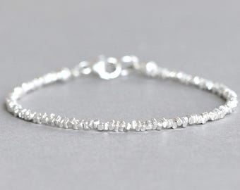 Karen Hill Tribe Silver Bracelet | Dainty Stacking Jewelry