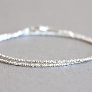 Silver Bracelet Dainty Silver Bracelet for Women Silver Wrap Bracelet Fine Silver Bracelet Hill Tribe Silver Gift for Her