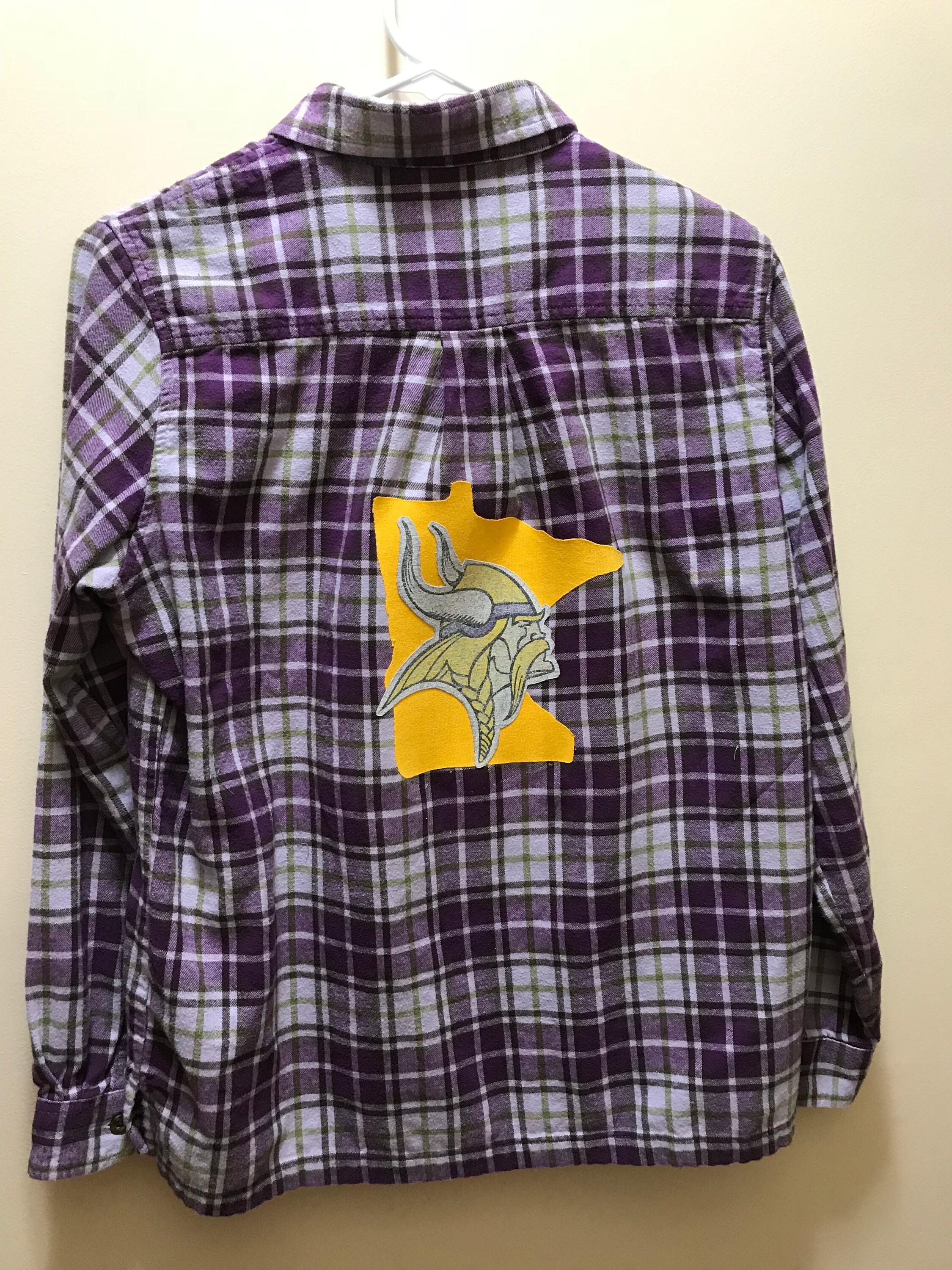 minnesota vikings flannel shirt