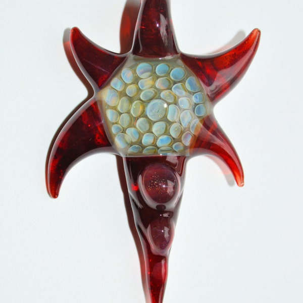 Boro honeycomb pendant