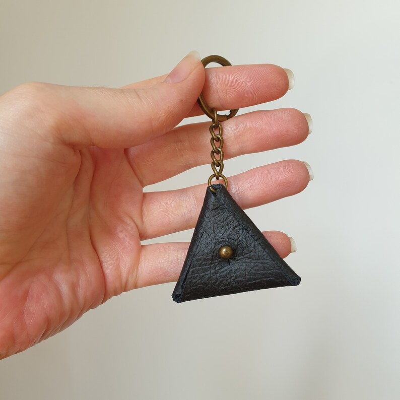 Black Leather Pick Pouch Guitar Pick Case Plectrum Pouch Etsy