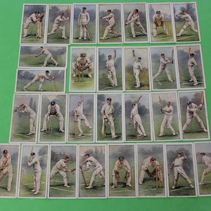 Cigarette Card W.D. & H.O. Wills Cricketers 2nd Series 1929 29/50 Exc-VGC Historically Informative Great Collectable Craft Collage Paper Art