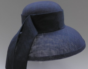 Classic Vintage Breakfast at Tiffanys Audrey Hepburn style wedding, races hat.  Made to order in colours of your choice
