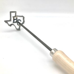 Custom Branding Iron: Texas State and Star with 2 initials (Made in the USA) wedding unity ceremony woodworking steel anniversary rustic