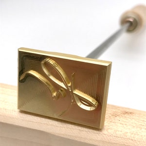 USA-Made Engraved Brass Branding Iron - Elevate Your Craftsmanship