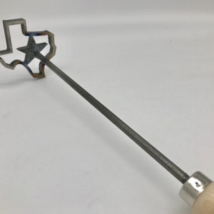 Custom Branding Iron: Texas State and Star (Made in the USA)  wedding unity ceremony woodworking steel anniversary rustic