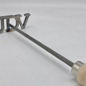 Custom Branding Iron with 3 letters (Made in the USA) wedding unity ceremony woodworking steel anniversary rustic