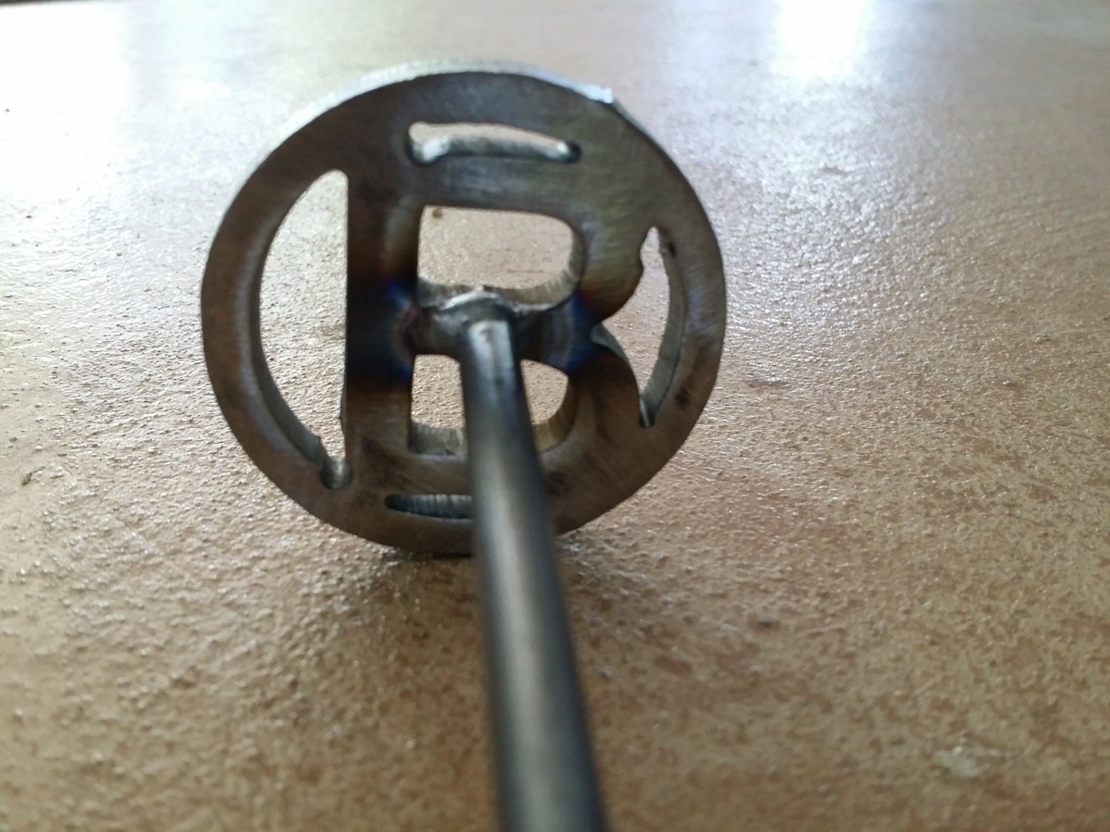 Custom Branding Iron: One Letter Within a Circle made in the - Etsy
