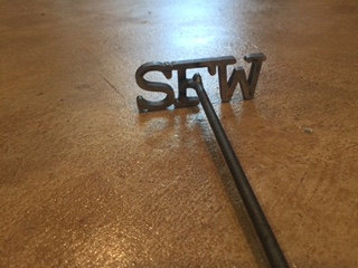Custom Branding Iron with 3 letters Made in the USA | Etsy